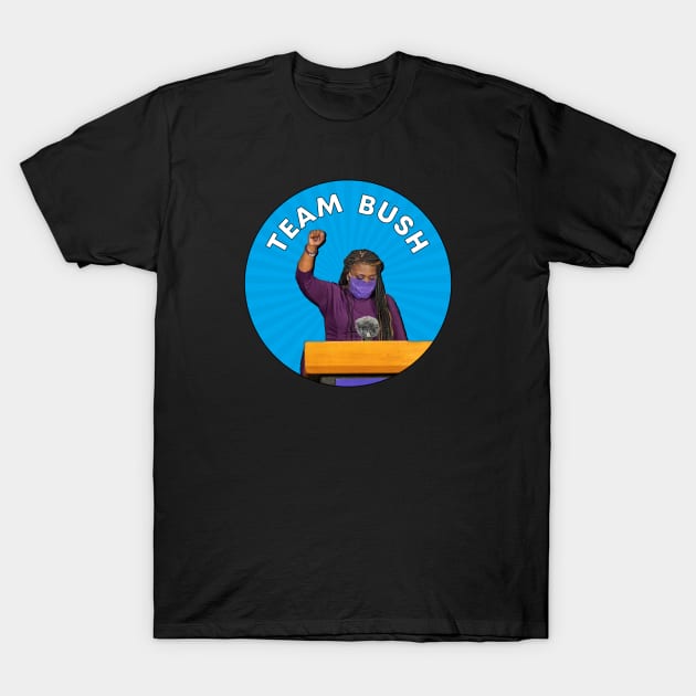 Cori Bush - Democrat Politician T-Shirt by Football from the Left